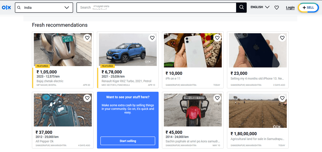 React Olx Clone